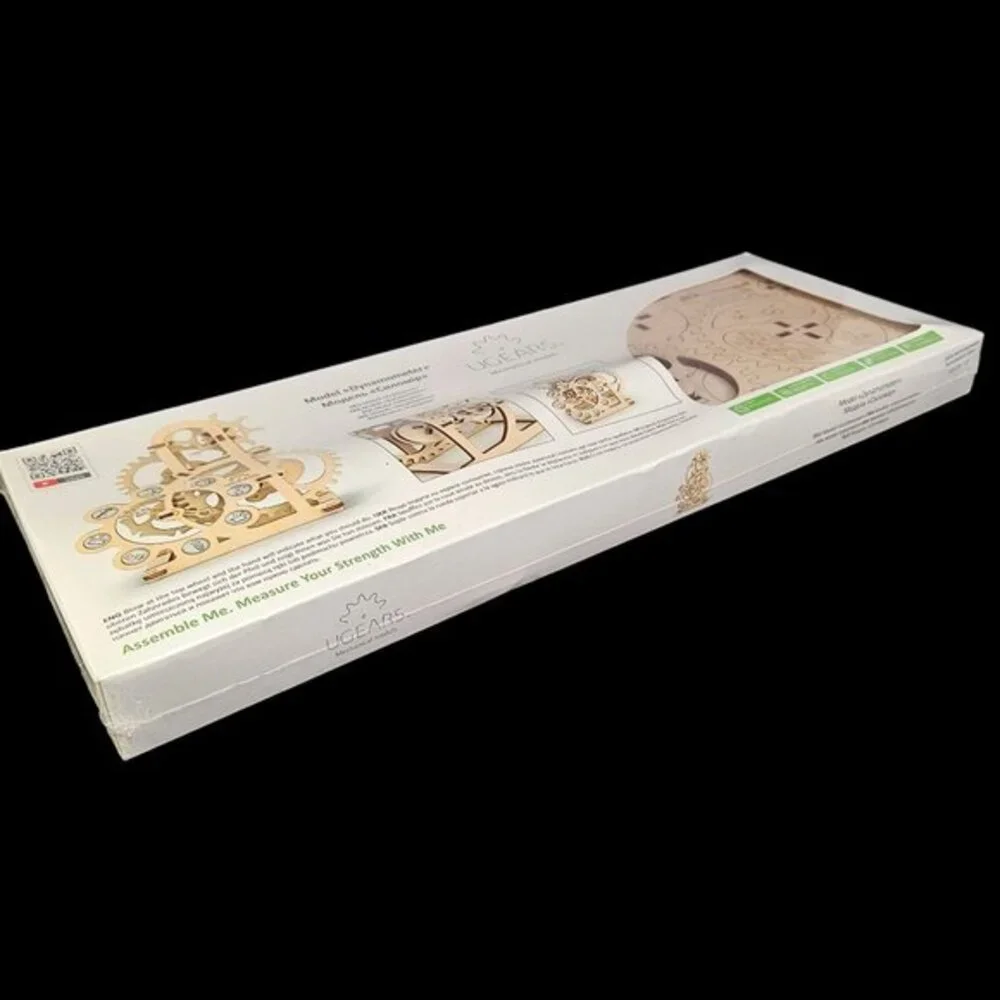 UGEARS Mechanical‎ Model Dynamometer DIY Kit For Collectors 48 Pcs Age 14+ New